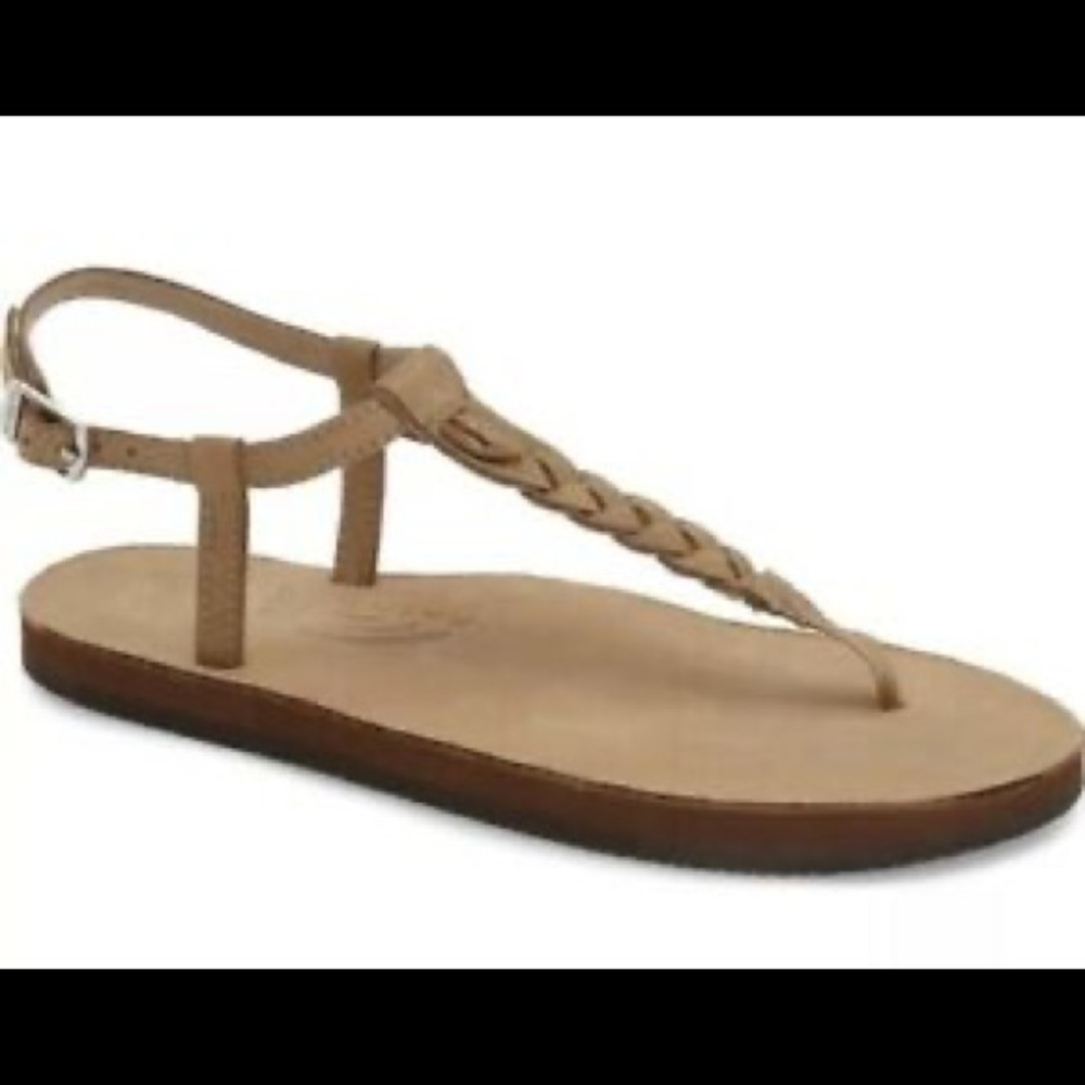 Brand new rainbow t strap sandals.